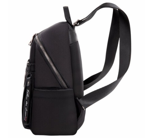 Рюкзак BRAUBERG PODIUM женский, карман-антивор, нейлон, черный, 32х26х15 см, 270815