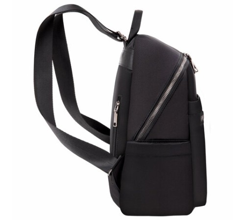 Рюкзак BRAUBERG PODIUM женский, карман-антивор, нейлон, черный, 32х26х15 см, 270815