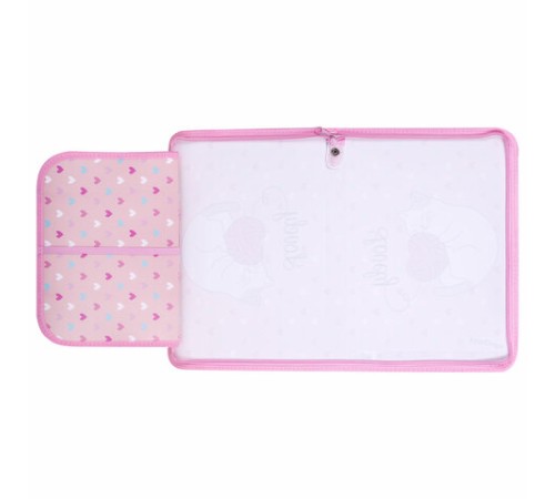 Папка для труда на молнии ЮНЛАНДИЯ А4, 1 отделение, откидная планка, органайзер, 