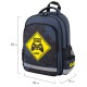 Рюкзак ПИФАГОР SCHOOL, 1 отделение, 3 кармана, 