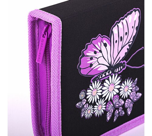 Пенал BRAUBERG с наполнением, 1 отделение, 1 откидная планка, 24 предмета, 21х14 см, 