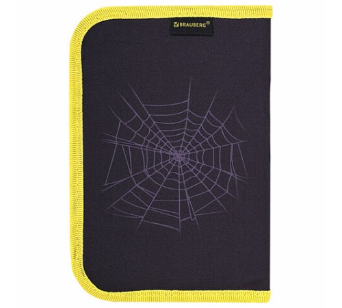 Пенал BRAUBERG с наполнением, 1 отделение, 1 откидная планка, 24 предмета, 21х14 см, 