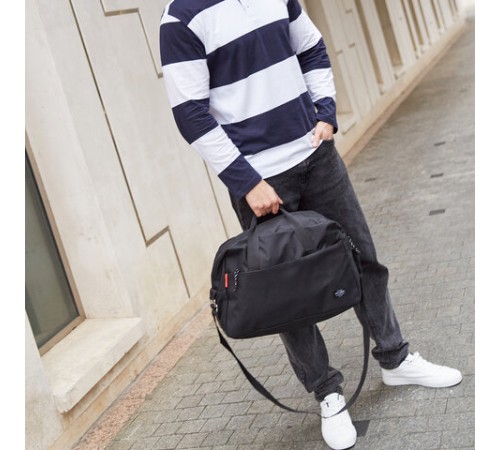 Сумка спортивная BRAUBERG MOVE, черная, 45x30x20 см, 271689