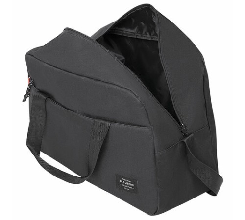 Сумка спортивная BRAUBERG MOVE, черная, 45x30x20 см, 271689