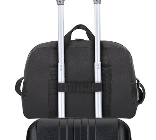 Сумка спортивная BRAUBERG MOVE, черная, 45x30x20 см, 271689