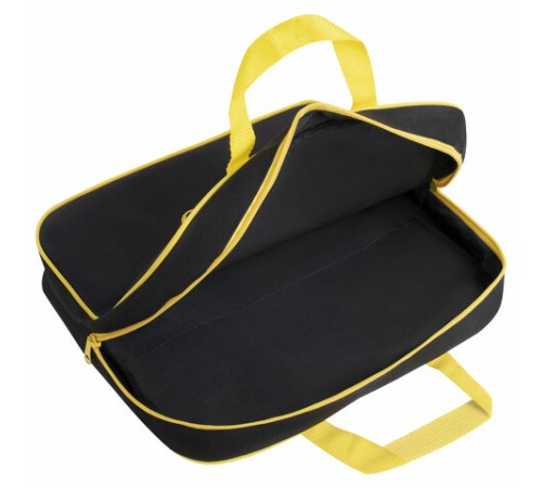 Папка на молнии с ручками BRAUBERG А4, 1 отделение, полиэстер, 80 мм, 