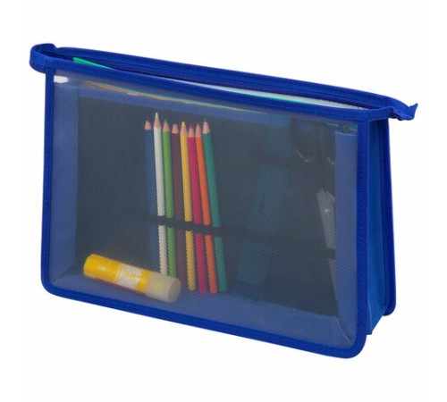 Папка для труда на молнии BRAUBERG А4, 2 отделения, органайзер, 