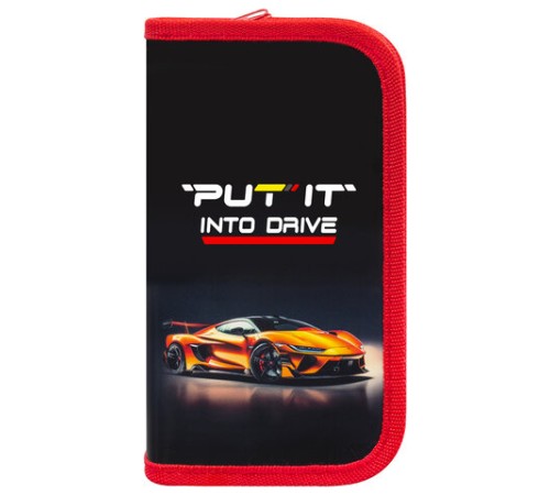 Пенал ПИФАГОР, 2 отделения, ламинированный картон, 19х11 см, 