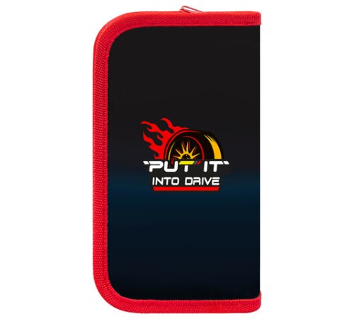 Пенал ПИФАГОР, 2 отделения, ламинированный картон, 19х11 см, 