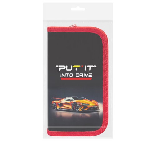 Пенал ПИФАГОР, 2 отделения, ламинированный картон, 19х11 см, 