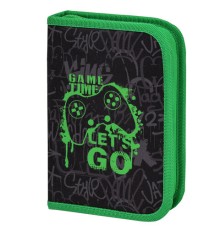 Пенал BRAUBERG, 1 отделение, 2 откидные планки, полиэстер, 21х14 см, 