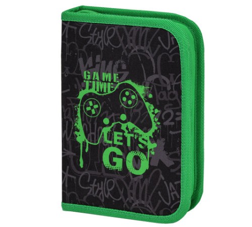 Пенал BRAUBERG, 1 отделение, 2 откидные планки, полиэстер, 21х14 см, 