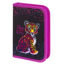 Пенал BRAUBERG с наполнением, 1 отделение, 1 откидная планка, 24 предмета, 21х14 см, 