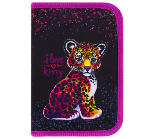 Пенал BRAUBERG с наполнением, 1 отделение, 1 откидная планка, 24 предмета, 21х14 см, 