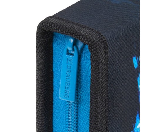 Пенал BRAUBERG с наполнением, 1 отделение, 1 откидная планка, 24 предмета, 21х14 см, 