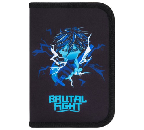 Пенал BRAUBERG с наполнением, 1 отделение, 1 откидная планка, 24 предмета, 21х14 см, 