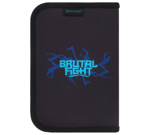 Пенал BRAUBERG с наполнением, 1 отделение, 1 откидная планка, 24 предмета, 21х14 см, 