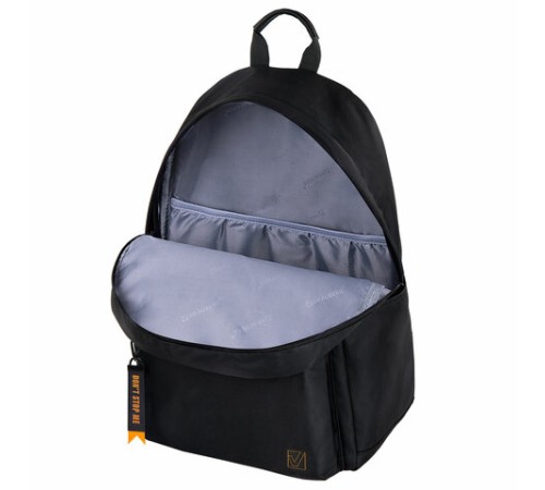 Рюкзак BRAUBERG FASHION CITY универсальный, карман-антивор, Cat, черный, 44х31х16 см, 272569