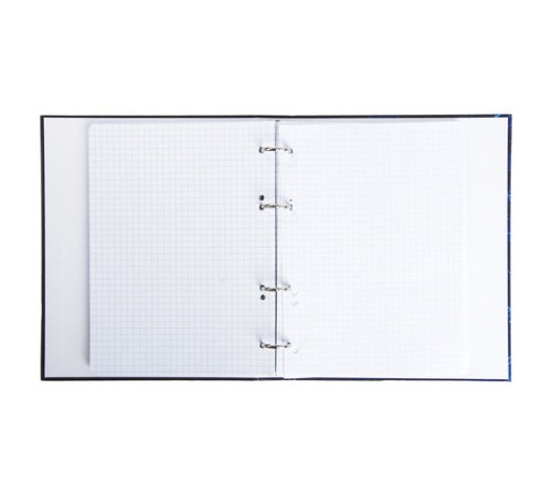 Тетрадь на кольцах А5 (175х215 мм), 120 листов, твердый картон, клетка, BRAUBERG, Микс, 403277