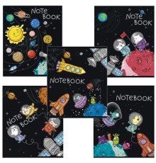 Тетрадь А5 48 л. ПЗБМ, скоба, клетка, конгрев, выборочный TWIN лак, 