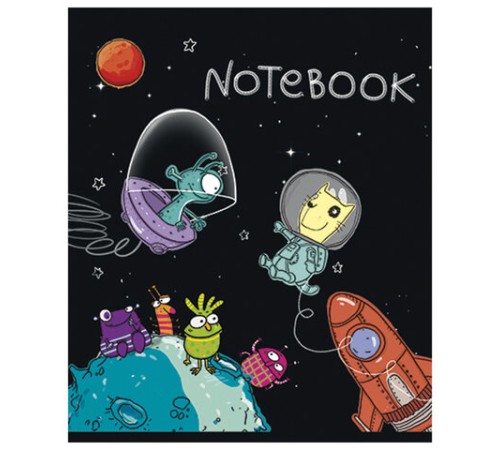 Тетрадь А5 48 л. ПЗБМ, скоба, клетка, конгрев, выборочный TWIN лак, 