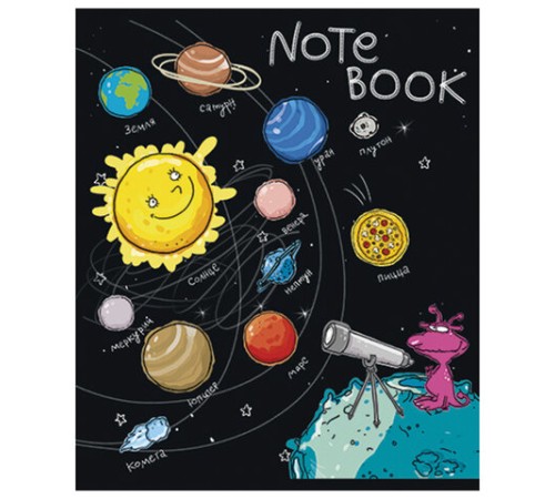 Тетрадь А5 48 л. ПЗБМ, скоба, клетка, конгрев, выборочный TWIN лак, 