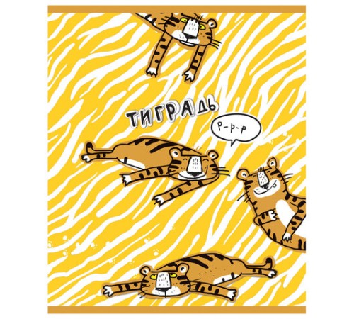 Тетрадь А5 48 л. ПЗБМ, скоба, клетка, фольга, конгрев, TWIN лак, 