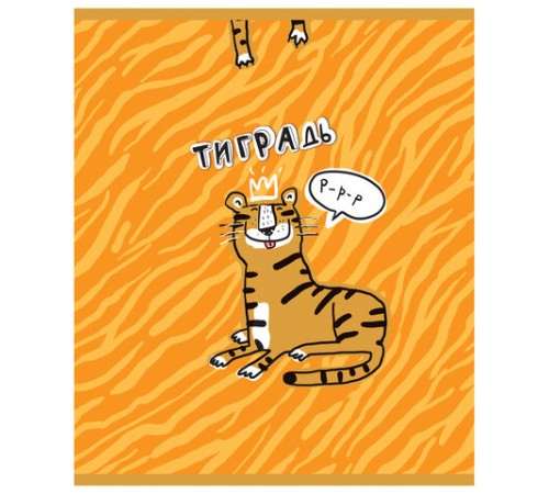 Тетрадь А5 48 л. ПЗБМ, скоба, клетка, фольга, конгрев, TWIN лак, 