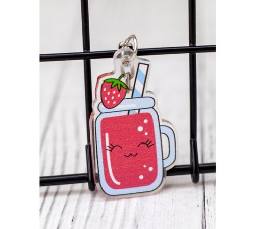 Брелок-подвеска акриловый, 4х3 см, АССОРТИ