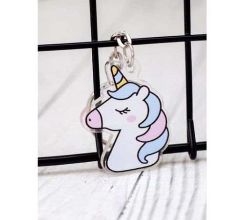 Брелок-подвеска акриловый, 4х3 см, АССОРТИ