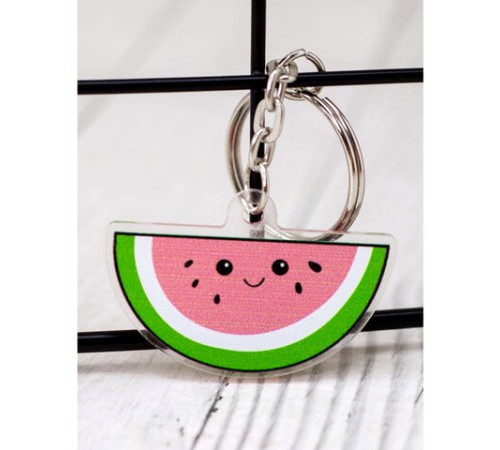 Брелок-подвеска акриловый, 4х3 см, АССОРТИ