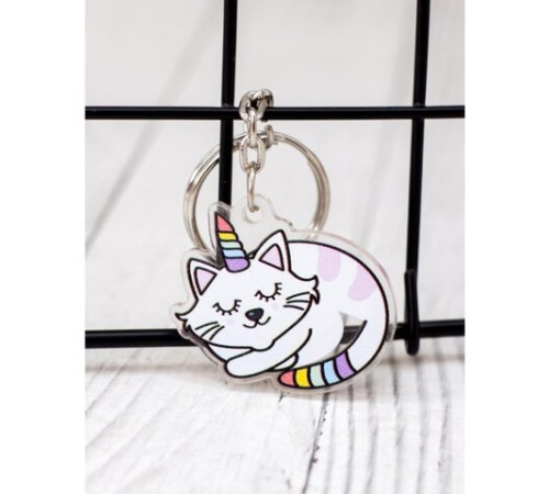 Брелок-подвеска акриловый, 4х3 см, АССОРТИ