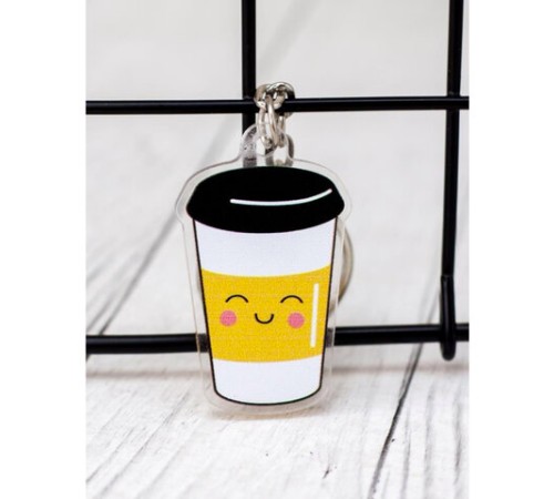 Брелок-подвеска акриловый, 4х3 см, АССОРТИ