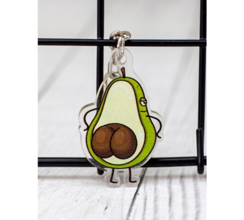 Брелок-подвеска акриловый, 4х3 см, АССОРТИ