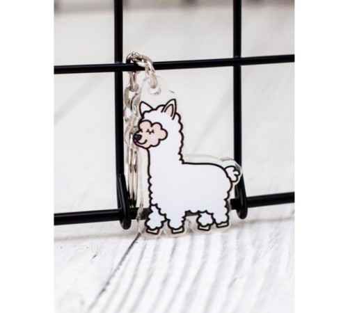 Брелок-подвеска акриловый, 4х3 см, АССОРТИ