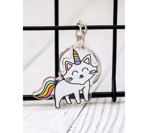 Брелок-подвеска акриловый, 4х3 см, АССОРТИ