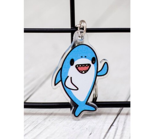 Брелок-подвеска акриловый, 4х3 см, АССОРТИ