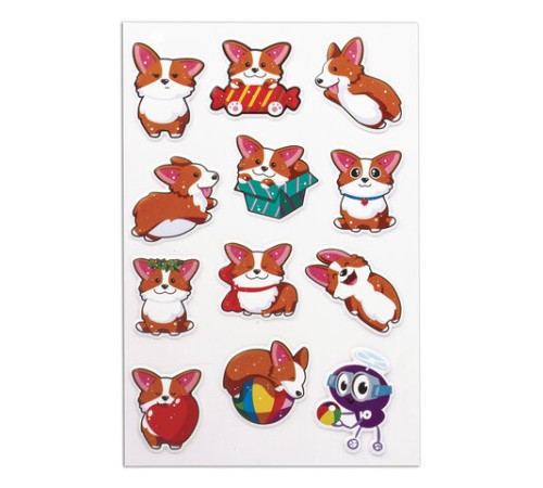 Наклейки зефирные 