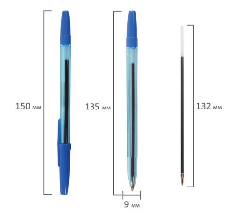 Ручки шариковые STAFF 