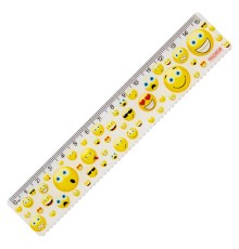 Линейка пластиковая 15 см, ПИФАГОР 