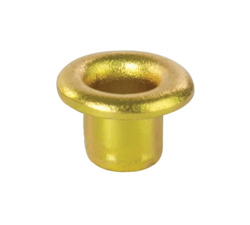 Люверсы BRAUBERG, КОМПЛЕКТ 250 шт., внутренний диаметр 4,8 мм, длина 4,6 мм, золотистые, 227793