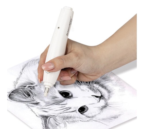 Ластик сменный для электрического ластика BRAUBERG, КОМПЛЕКТ 50 штук, размер 5х25 мм, 229610