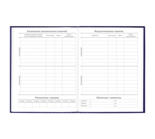 Дневник 5-11 класс 48 л., твердый, BRAUBERG, глянцевая ламинация, с подсказом, 