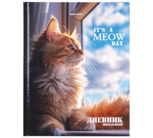 Дневник 1-4 класс 48 л., твердый, BRAUBERG, глянцевая ламинация, с подсказом, 