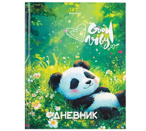 Дневник 1-4 класс 48 л., твердый, BRAUBERG, глянцевая ламинация, с подсказом, 