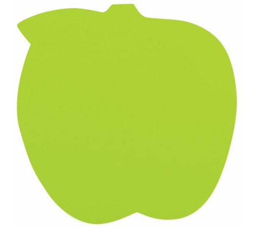 Блок самоклеящийся (стикеры), фигурный BRAUBERG, НЕОНОВЫЙ 