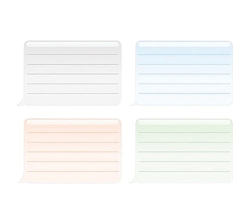 Наклейка для тетрадей HATBER, европодвес, комплект 16 шт., 