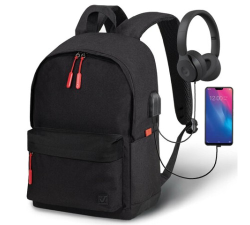 Рюкзак BRAUBERG URBAN универсальный, с отделением для ноутбука, USB-порт, 