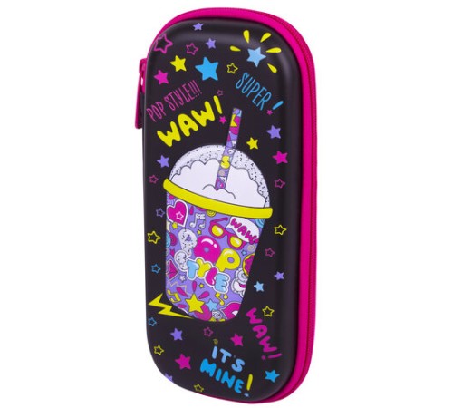 Пенал BRAUBERG, 1 отделение, 1 откидная планка, EVA, 22х10х5 см, 