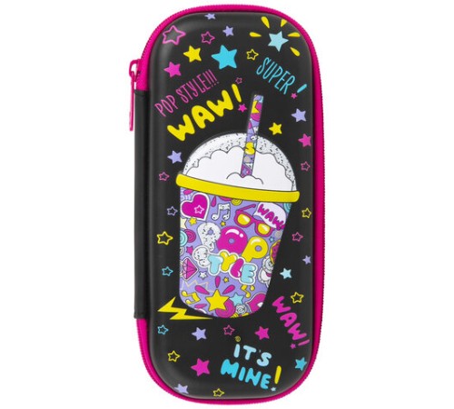 Пенал BRAUBERG, 1 отделение, 1 откидная планка, EVA, 22х10х5 см, 